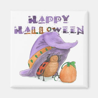 LadyBugs Happy halloween Magnet