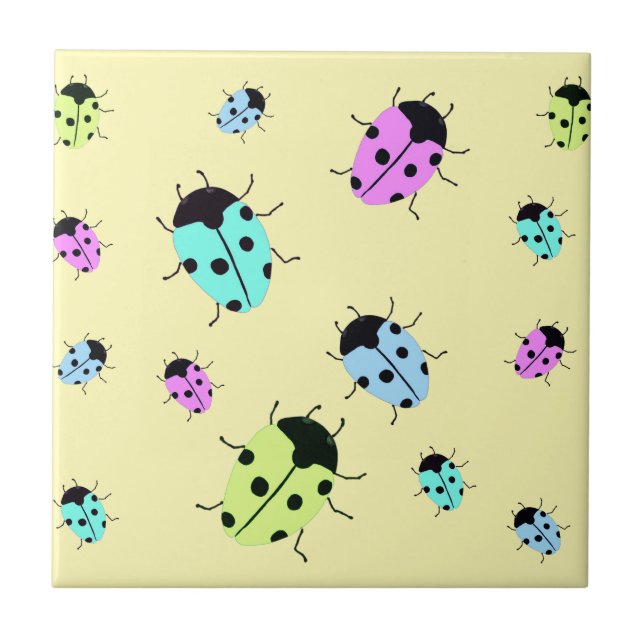 LADYBUGS KAKELPLATTA (Framsidan)