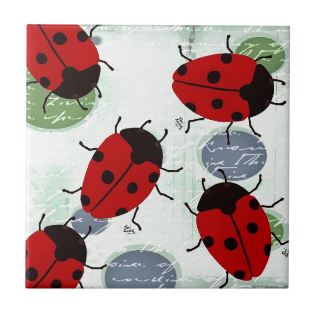 LADYBUGS KAKELPLATTA (Framsidan)