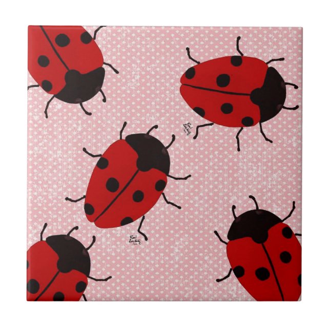 LADYBUGS KAKELPLATTA (Framsidan)