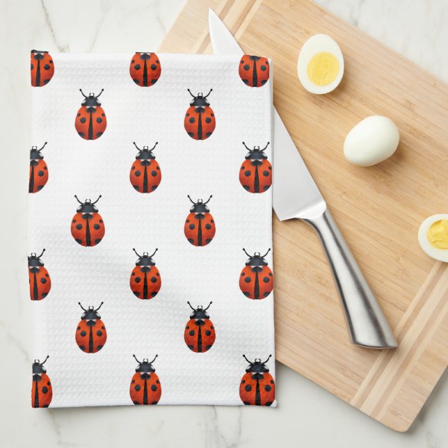 Ladybugs Kitchen Towel Kökshandduk (Vikt i Fjärdedel)