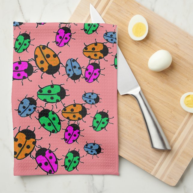 LADYBUGS KÖKSHANDDUK (Vikt i Fjärdedel)