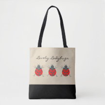Ladybugs | Lättfärdig trio Ladybugs Tote Bag