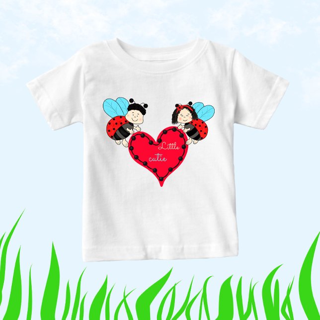 Ladybugs med hjärta t shirt (Skapare uppladdad)