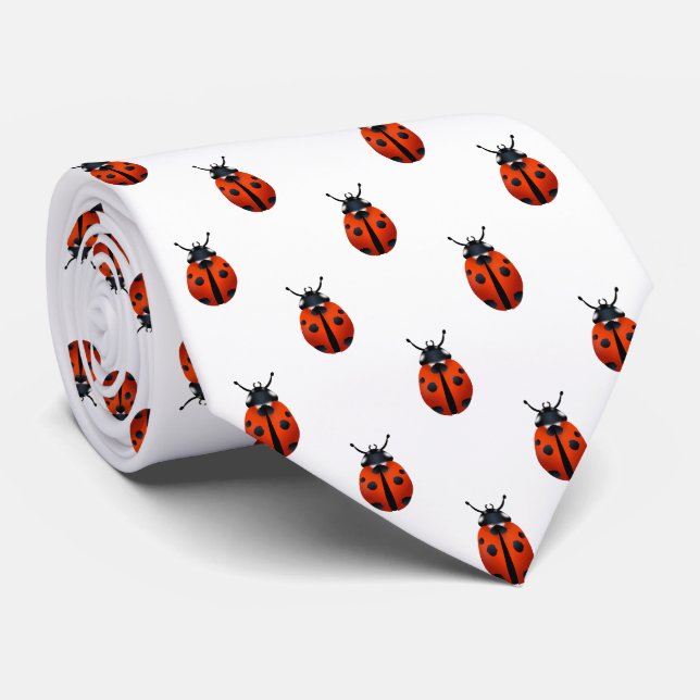 Ladybugs Neck Tie Slips (Rullad)