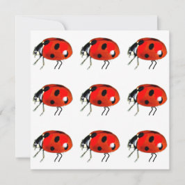 Ladybugs Notecard Julkort