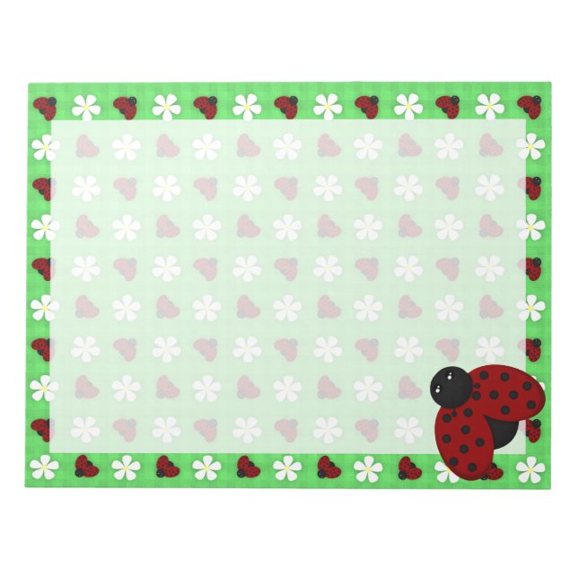 Ladybugs och Daisy Anteckningsblock (Framsida)