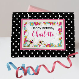 Ladybugs och Flowers Birthday