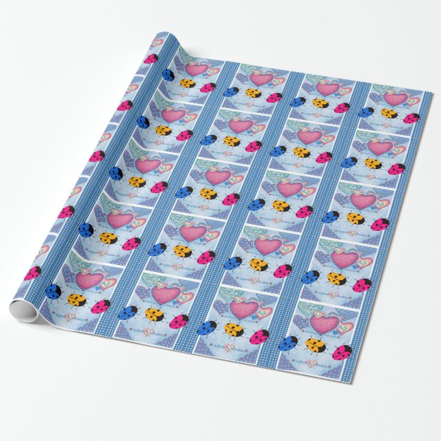 LADYBUGS PRESENTPAPPER (Utrullad)