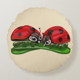 Ladybugs  rund kudde