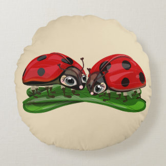Ladybugs  rund kudde