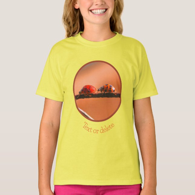 Ladybugs Spela enligt Leader-Personligen T Shirt (Framsida)