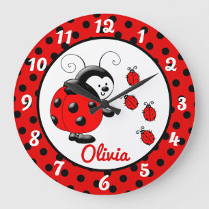 Ladybugs Stor Klocka