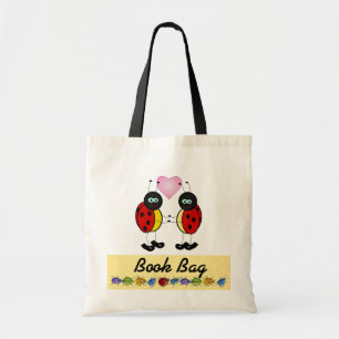 Ladybugs tillsammans Bok Bag Tygkasse