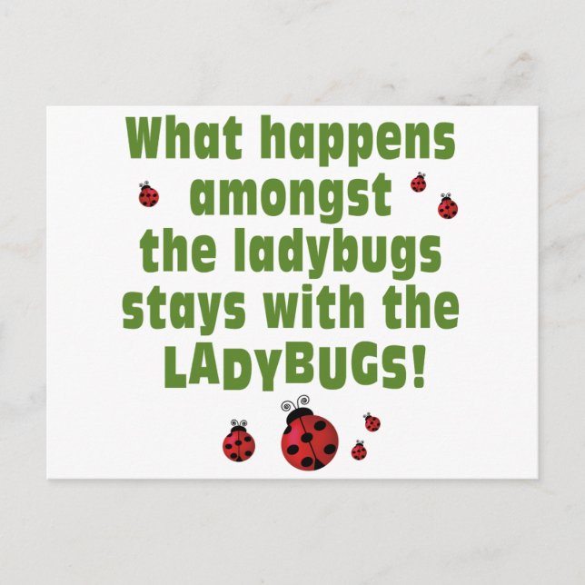 Ladybugs Vykort (Framsida)