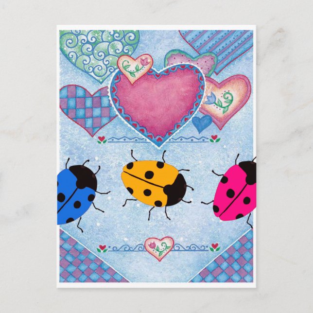 LADYBUGS VYKORT (Framsida)