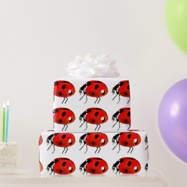 Ladybugs Wrapping Papper Presentpapper (Festgåvor)