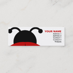 ladybugz. mini visitkort