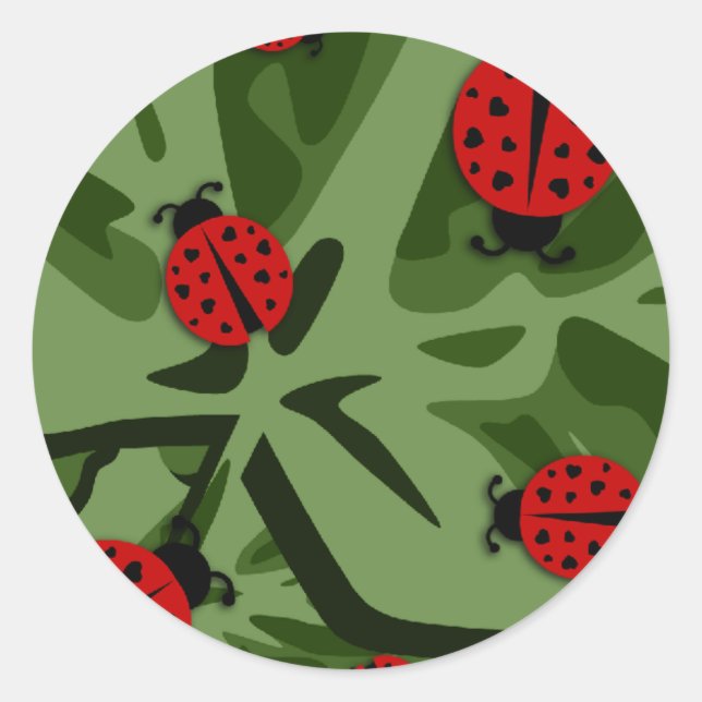 ladybugz. runt klistermärke (Framsida)