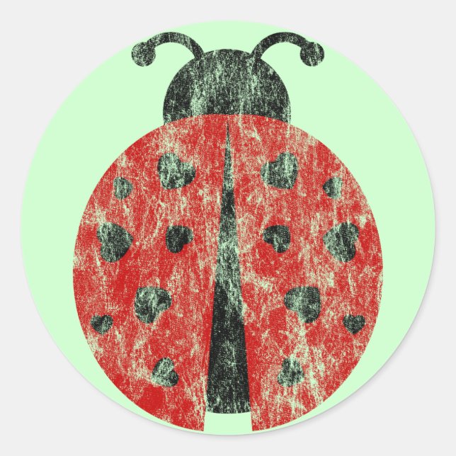 ladybugz. runt klistermärke (Framsida)