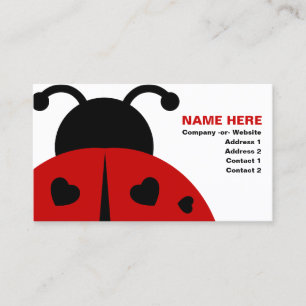 ladybugz. visitkort