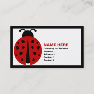 ladybugz. visitkort