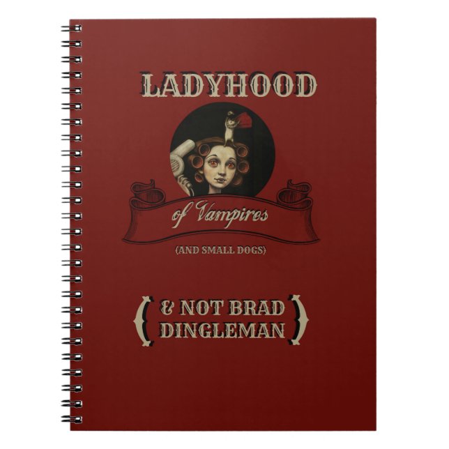 LADYHOODEN av VAMPYRER Anteckningsbok (Framsidan)