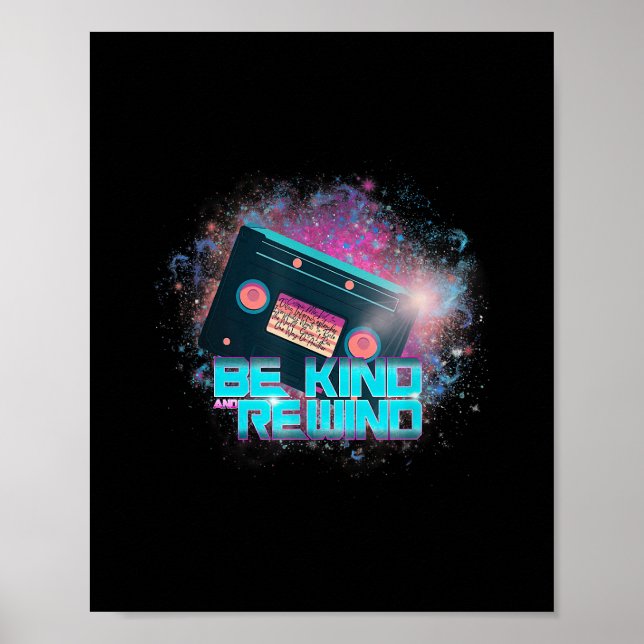 Ladys Cassette Be-Kind-out-of-this-World Poster (Framsidan)