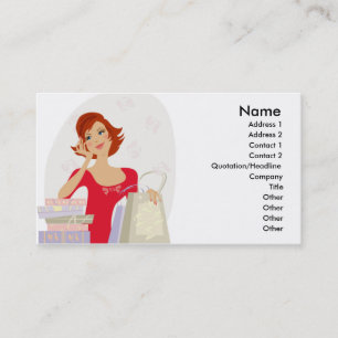 LadyShopper visitkort