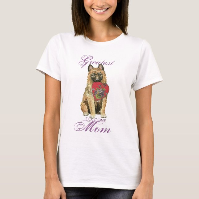 Laekenois Heart Mamma T-shirt (Framsida)