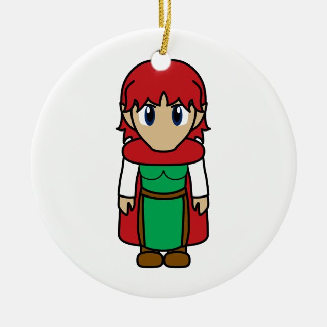 Laekinn och Iorekua Julgransprydnad Keramik (Framsidan)