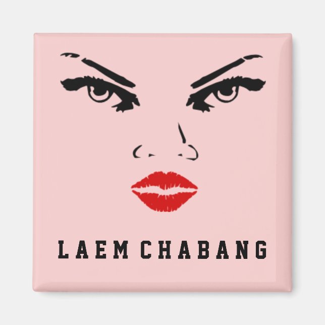 Laem Chabang, Thailand Woman Magnet (Framsidan)