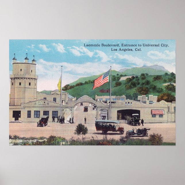 Laemmle Boulevard View of Universal City Poster (Framsidan)