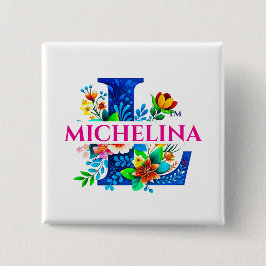 LAFALAISE MICHELINA Kvadratisk knapp stil nr 35080