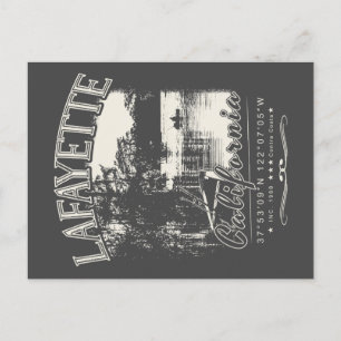 LAFAYETTE CONTRA COSTA CALIFORNIA VINTAGE VYKORT