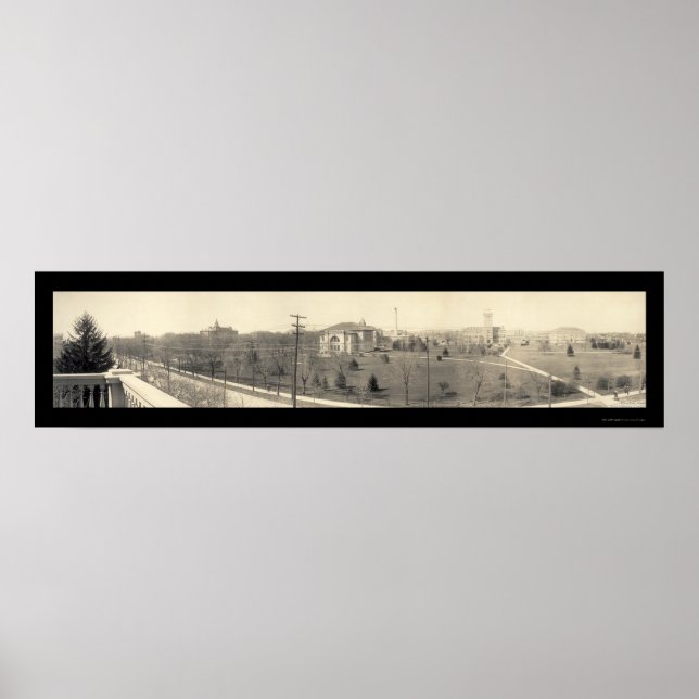 Lafayette IN Purdue Photo 1910 Poster (Framsidan)