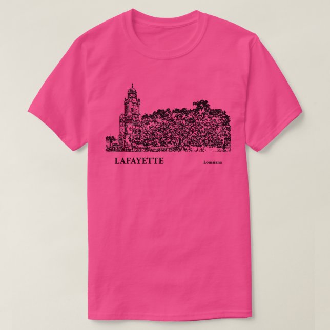 Lafayette Louisiana TShirt - 2 T Shirt (Design framsida)