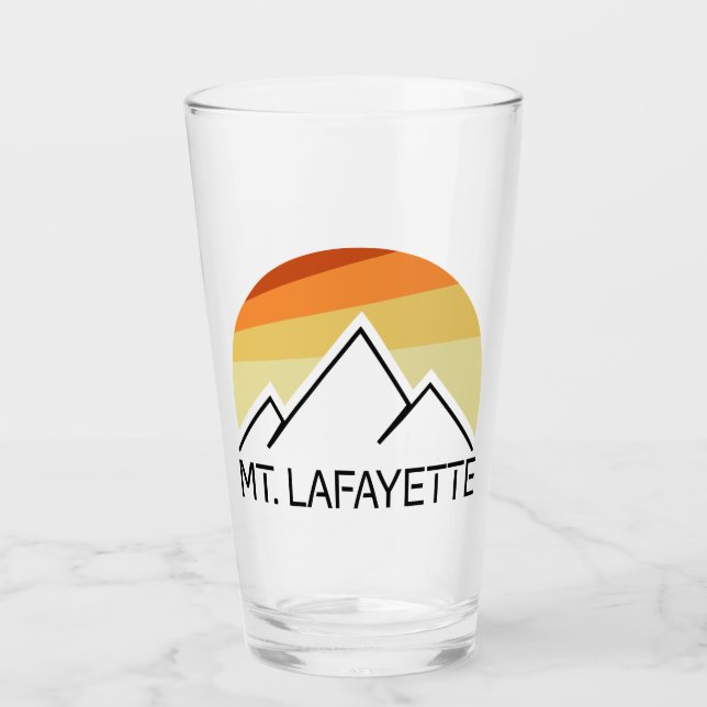 Lafayette New Hampshire Retro Glaskopp (Framsida)