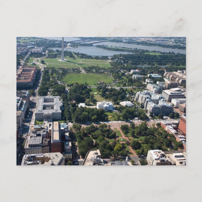 Lafayette Square Aerial Photograph Vykort (Framsida)