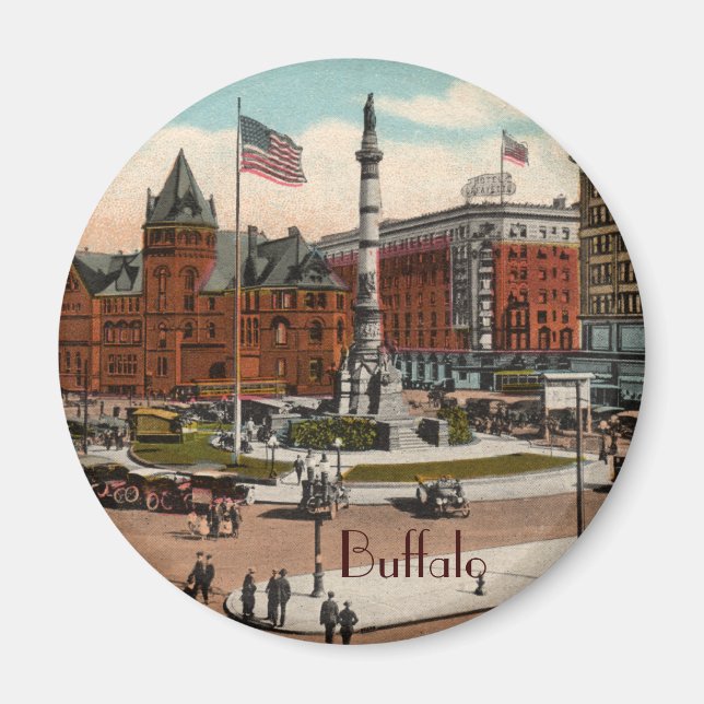 Lafayette Square Vintage Buffalo Magnet (Framsidan)
