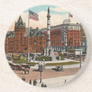 Lafayette Square Vintage Buffalo Underlägg Sandsten