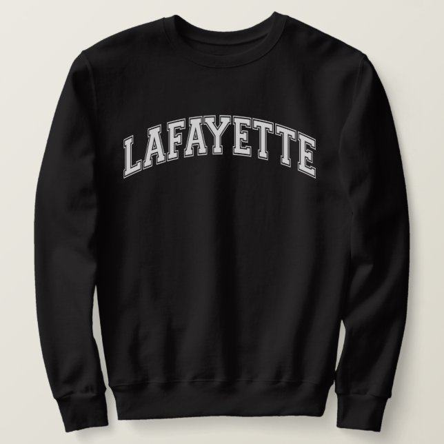 LAFAYETTE Universiteten-Stil America College Lång Ärmad Tröja (Design framsida)