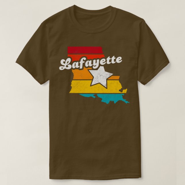 Lafayette Vintage Distress Souvenir 2 T Shirt (Design framsida)