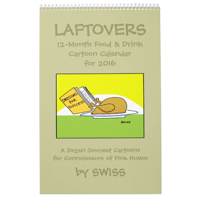 Laftovers Food Tecknads Calendar Kalender (Omslag)