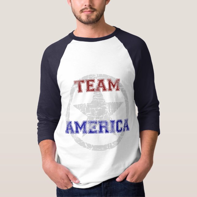 Lag Amerika T-shirt (Framsida)