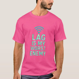 Lag är min fiende - spela Internet Tee