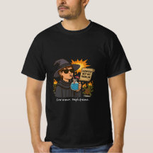 "Låg armor. High Drama." Funny Mage RPG T-Shirt