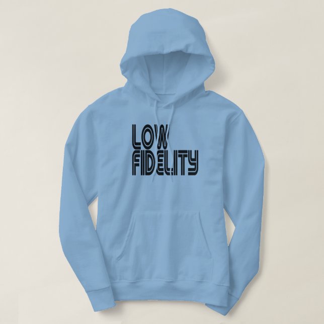 Låg återgivning sweatshirt med luva (Design framsida)