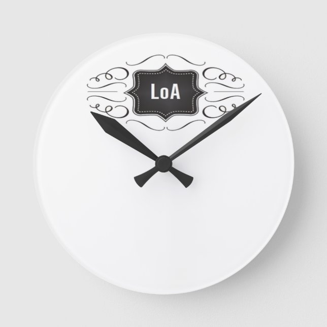 Lag av attraktionlogotypen rund klocka (Framsida)