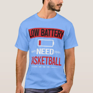 Låg batterilivslagerkula t shirt